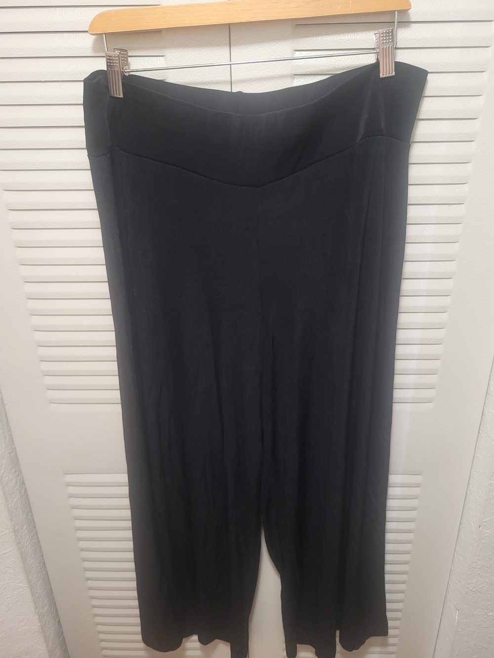 Soft Surroundings Black Wide-Leg Palazzo Pants